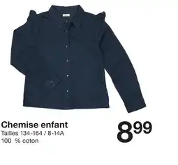 Zeeman Chemise enfant offre