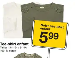 Zeeman Tee-shirt enfant offre