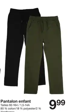 Zeeman Pantalon enfant offre