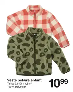 Zeeman Veste polaire enfant offre
