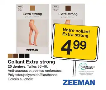 Zeeman Collant Extra strong offre