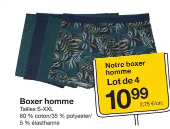 Zeeman Boxer homme offre