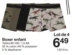 Zeeman Boxer enfant offre