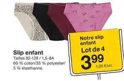 Zeeman Slip enfant offre