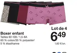 Zeeman Boxer enfant offre