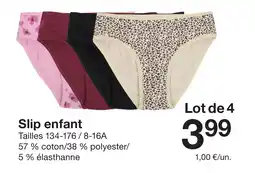 Zeeman Slip enfant offre
