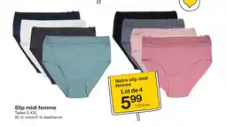 Zeeman Slip midi femme offre