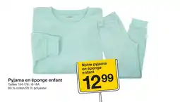 Zeeman Pyjama en éponge enfant offre