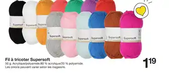 Zeeman Fil à tricoter Supersoft offre