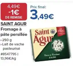 Costco SAINT AGUR Fromage à pâte persillée offre