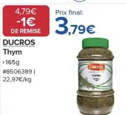 Costco DUCROS Thym offre