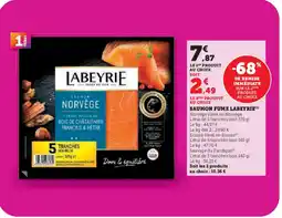 Hyper U LABEYRIE Saumon fume offre