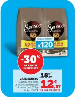 Hyper U SENSEO Cafe offre