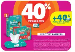 Hyper U PAMPERS Sur tout offre
