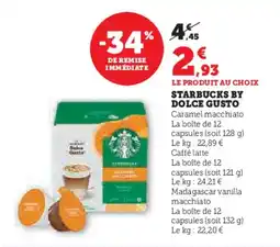 Hyper U STARBUCKS By dolce gusto offre