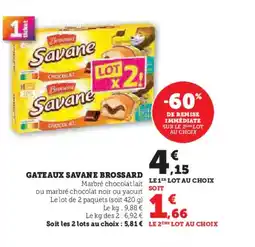 Hyper U BROSSARD Gateaux savane offre
