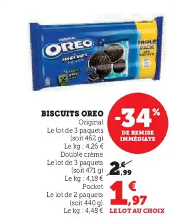 Hyper U OREO Biscuits offre