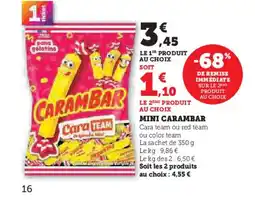Hyper U CARAMBAR Mini offre