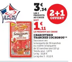 Hyper U COCHONOU Charcuterie tranchee offre