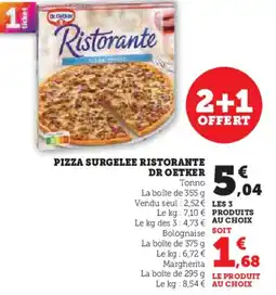 Hyper U DR OETKER PIzza surgelee ristorante offre