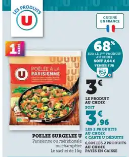 Hyper U Poelee surgelee u offre