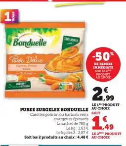 Hyper U BONDUELLE Puree surgelee offre