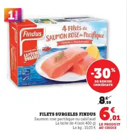 Hyper U FINDUS Filets surgeles offre