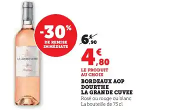 Hyper U Bordeaux aop dourthe la grande cuvee offre