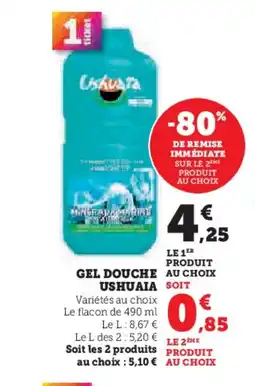 Hyper U USHUAIA Gel douche offre