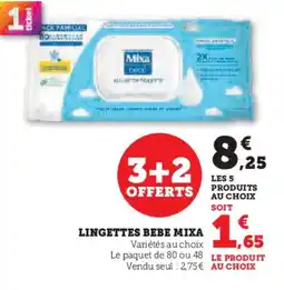Hyper U MIXA Ligettes bebe offre