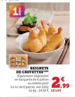 Hyper U Beignets de crevettes offre