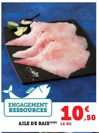 Hyper U Aile de raie offre