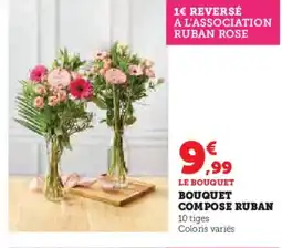 Hyper U Bouquet compose ruban offre