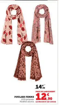 Hyper U Foulard femme offre