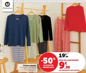 Hyper U Pyjama femme offre