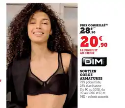 Hyper U DIM Soutien gorge armatures offre
