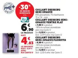 Hyper U Collant dressing semi opaque offre