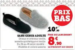 Hyper U Sans genes adulte offre