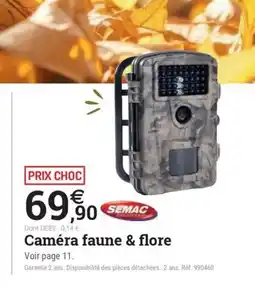 Espace emeraude SEMAC Caméra faune & flore offre