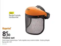 Espace emeraude KAPRIOL Visière net offre
