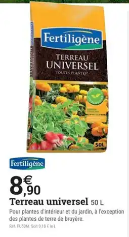 Espace emeraude FERTILIGÈNE Terreau universel offre