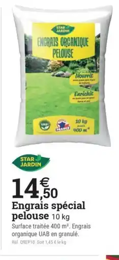 Espace emeraude STAR JARDIN Engrais spécial pelouse offre