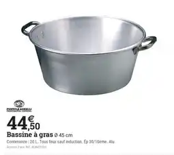 Espace emeraude Bassine à gras offre