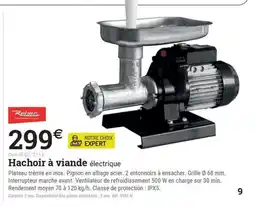 Espace emeraude REBER Hachoir à viande électrique offre