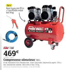 Espace emeraude Compresseur silencieux offre