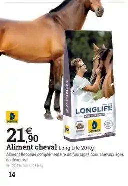 Espace emeraude LONG LIFE Aliment cheval offre