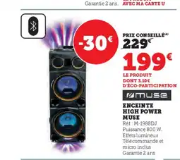 Hyper U MUSE Enceinte high power offre