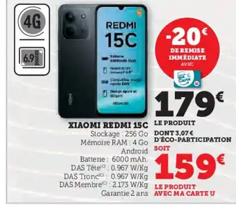 Hyper U XIAOMI REDMI 15C offre