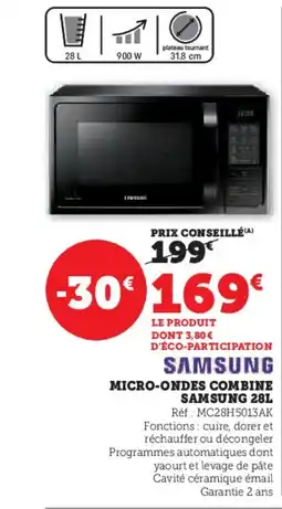 Hyper U SAMSUNG Micro-ondes combine offre