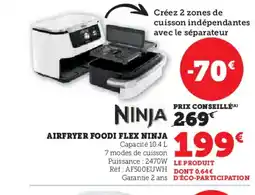 Hyper U NINJA Airfryer foodi flex offre